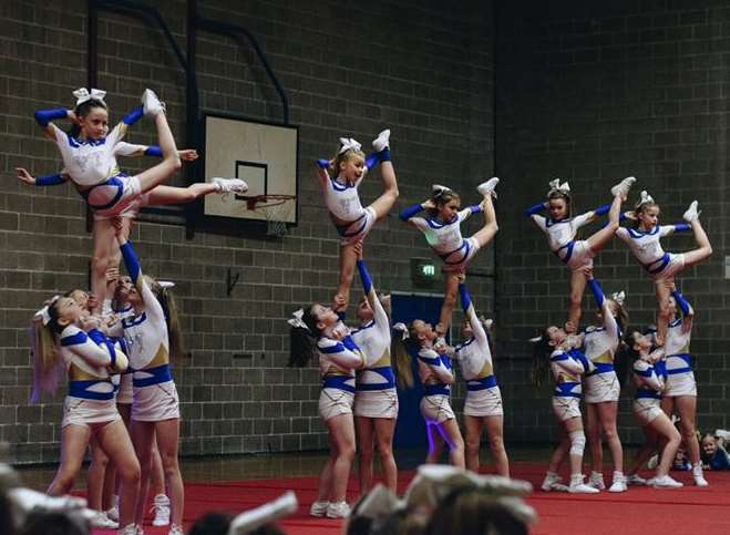 The Vista Twisters performed in front of 400 people