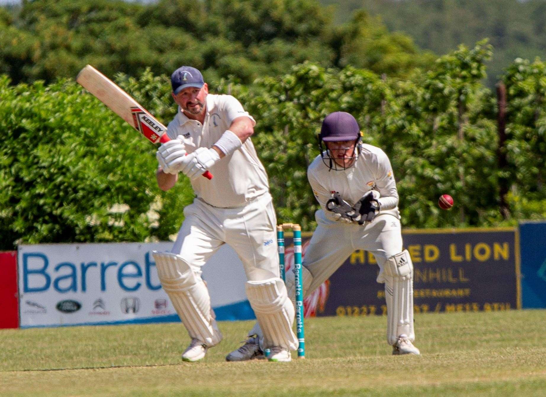 Darren Stevens clips one through the legside. Picture: Phillipa Hilton