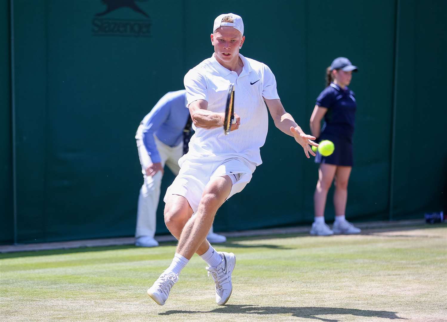 Anton Matusevich fell short in his Wimbledon qualifying bid despite a first-set lead. Picture: Reuters via Beat Media subscription