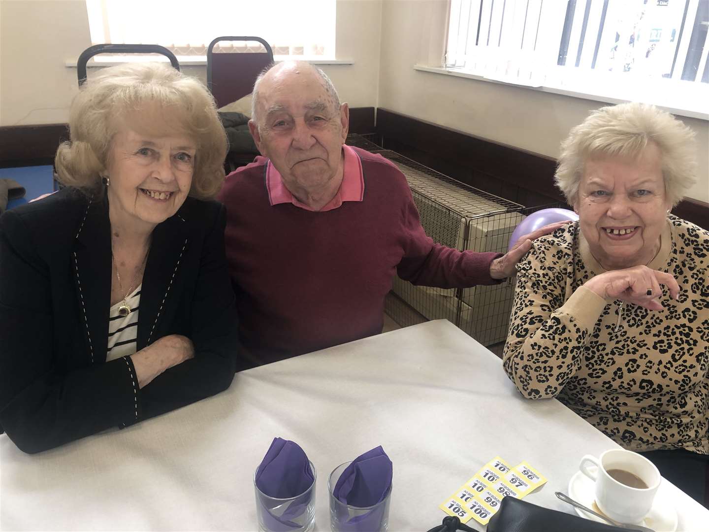 From left: Eileen Kennington, Peter Reeves and Margaret Houcham