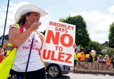 A protest against ULEZ is set to take place this weekend in Crayford. Picture: PA