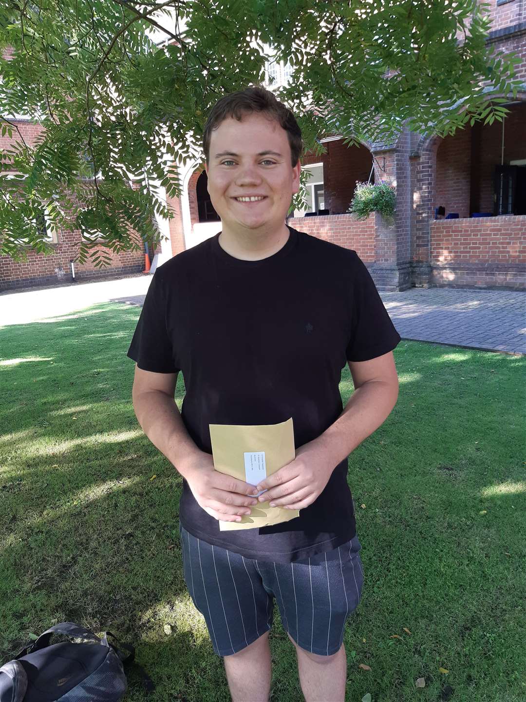 Maidstone Grammar School Captain Chris Haywood, who achieved 3A*s