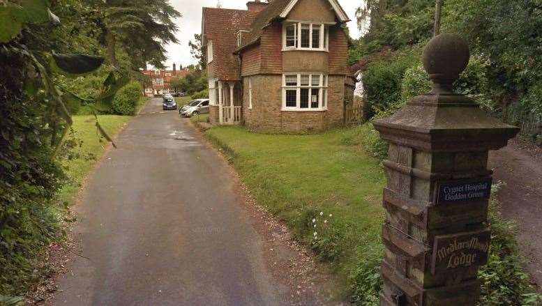 The entrance to Cygnet Hospital Godden Green Picture: Google