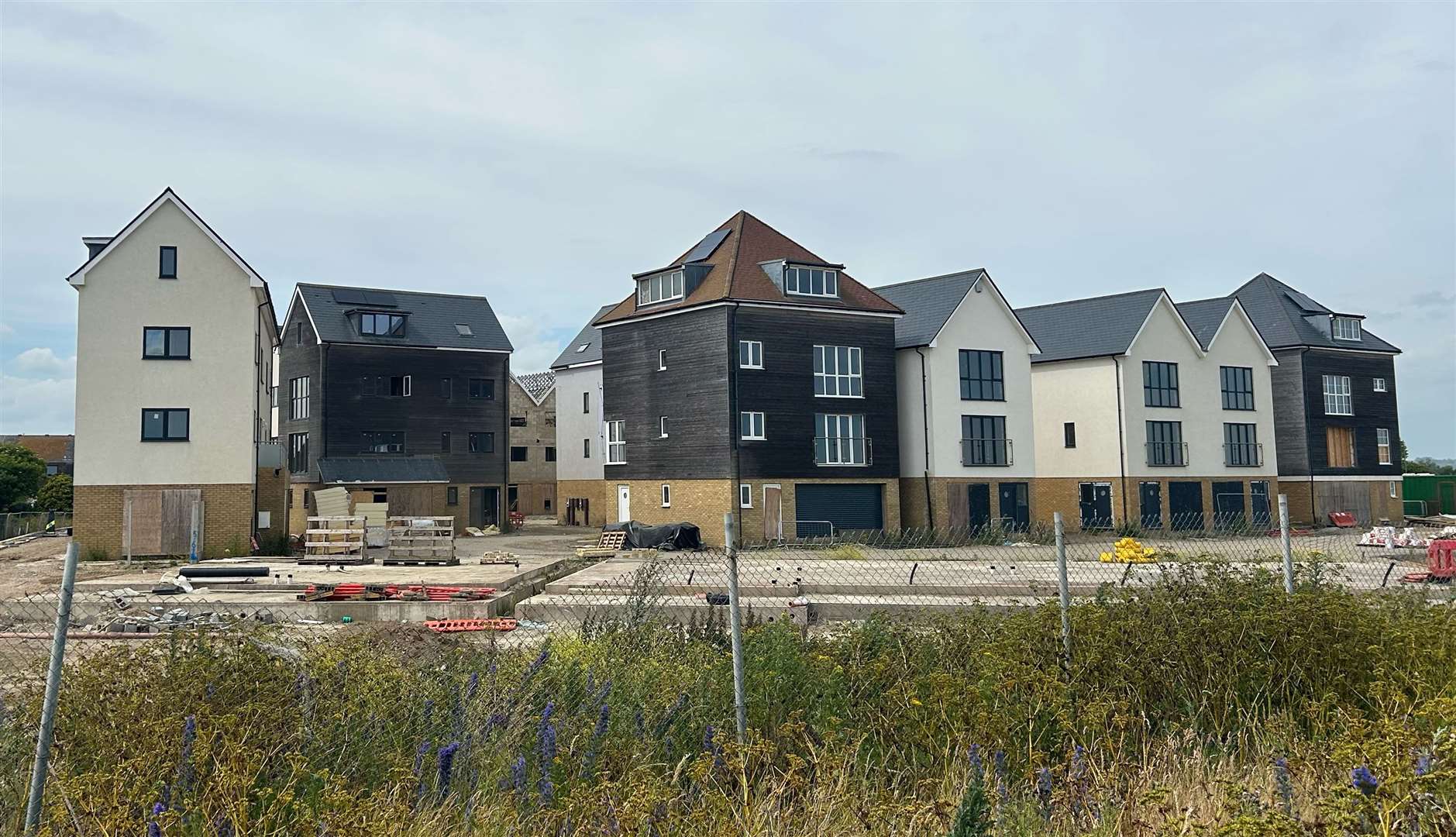 The Sands site sits between the A259 and seafront in St Mary’s Bay