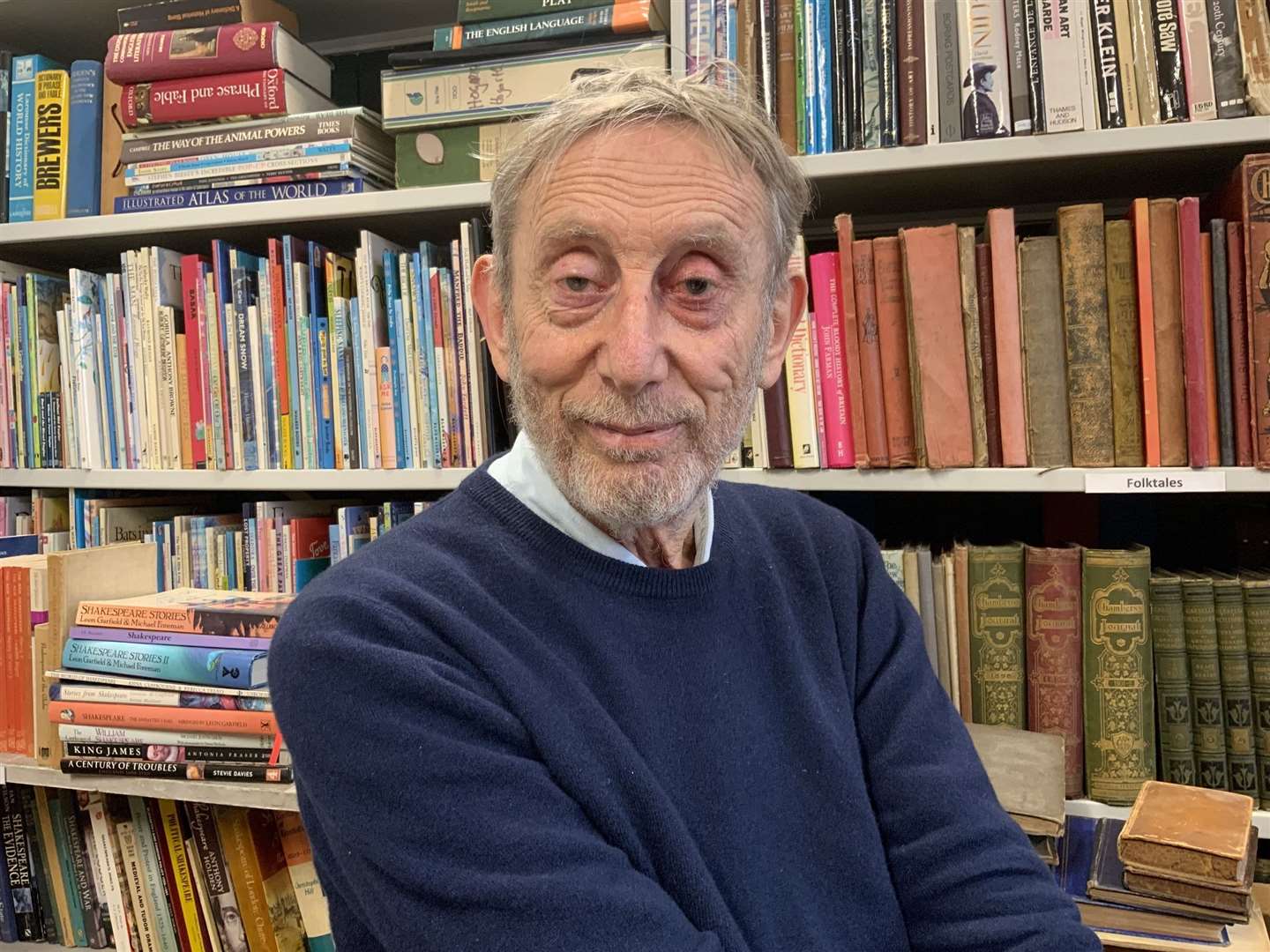 Children's author Michael Rosen has written more than 100 books. Picture: Helen Weinstein