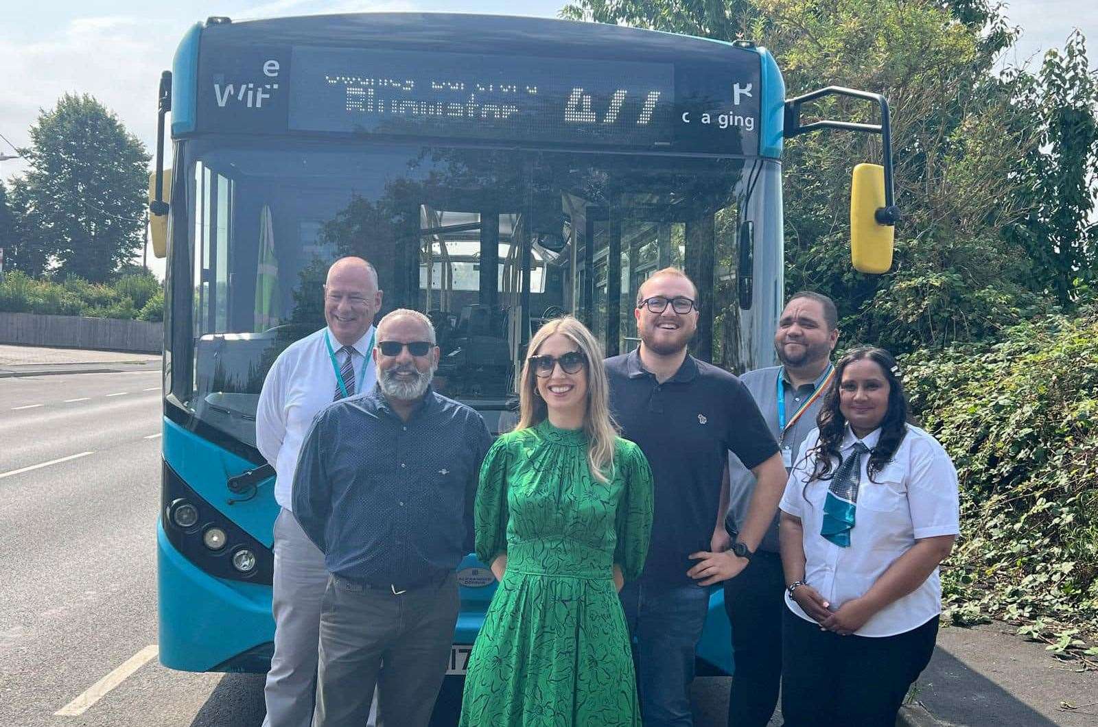 Sevenoaks MP Laura Trott worked with local councillors to encourage Arriva to reconsider stopping at Bluewater and Darent Valley Hospital again. Picture: Laura Trott