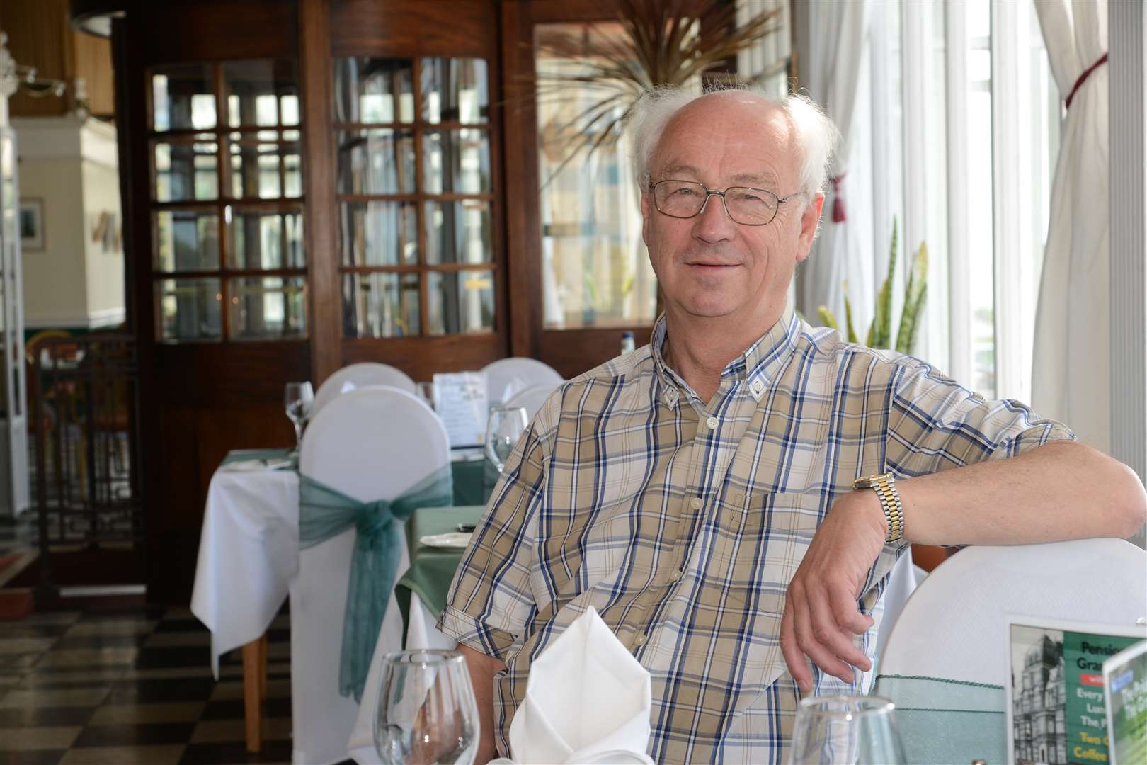 Michael Stainer at the Grand Hotel in Folkestone