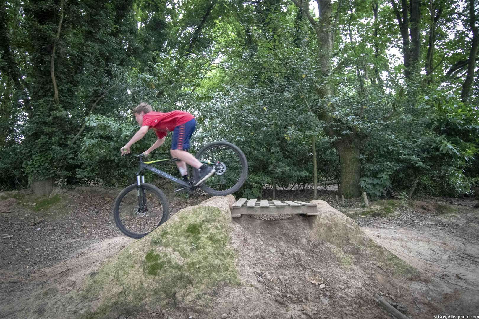 Patrick Allen enjoys the challenges of the track: Photo: Greg Allen