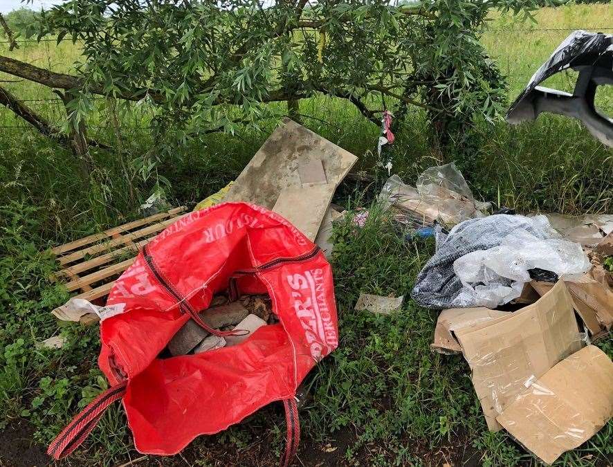 He admitted five counts of fly-tipping Library picture