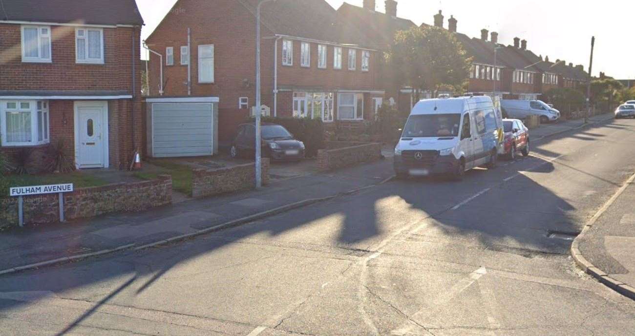 Police and members of the bomb disposal team were called to Fulham Avenue this afternoon. Picture: Google