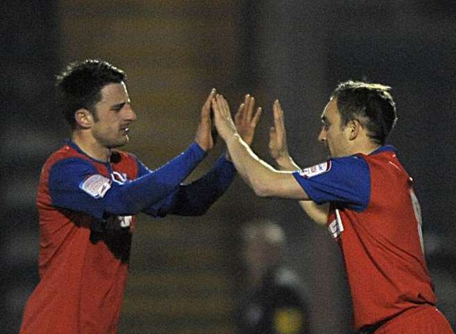 Chris Whelpdale and Charlie Lee play for League 2 Stevenage Picture: Barry Goodwin