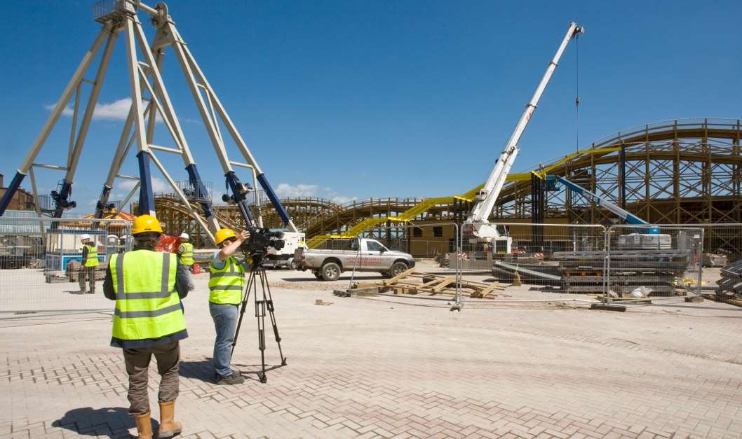 Work at the Dreamland site. Picture: Dreamland_Margate