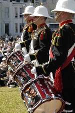 The Marines at this year's concert