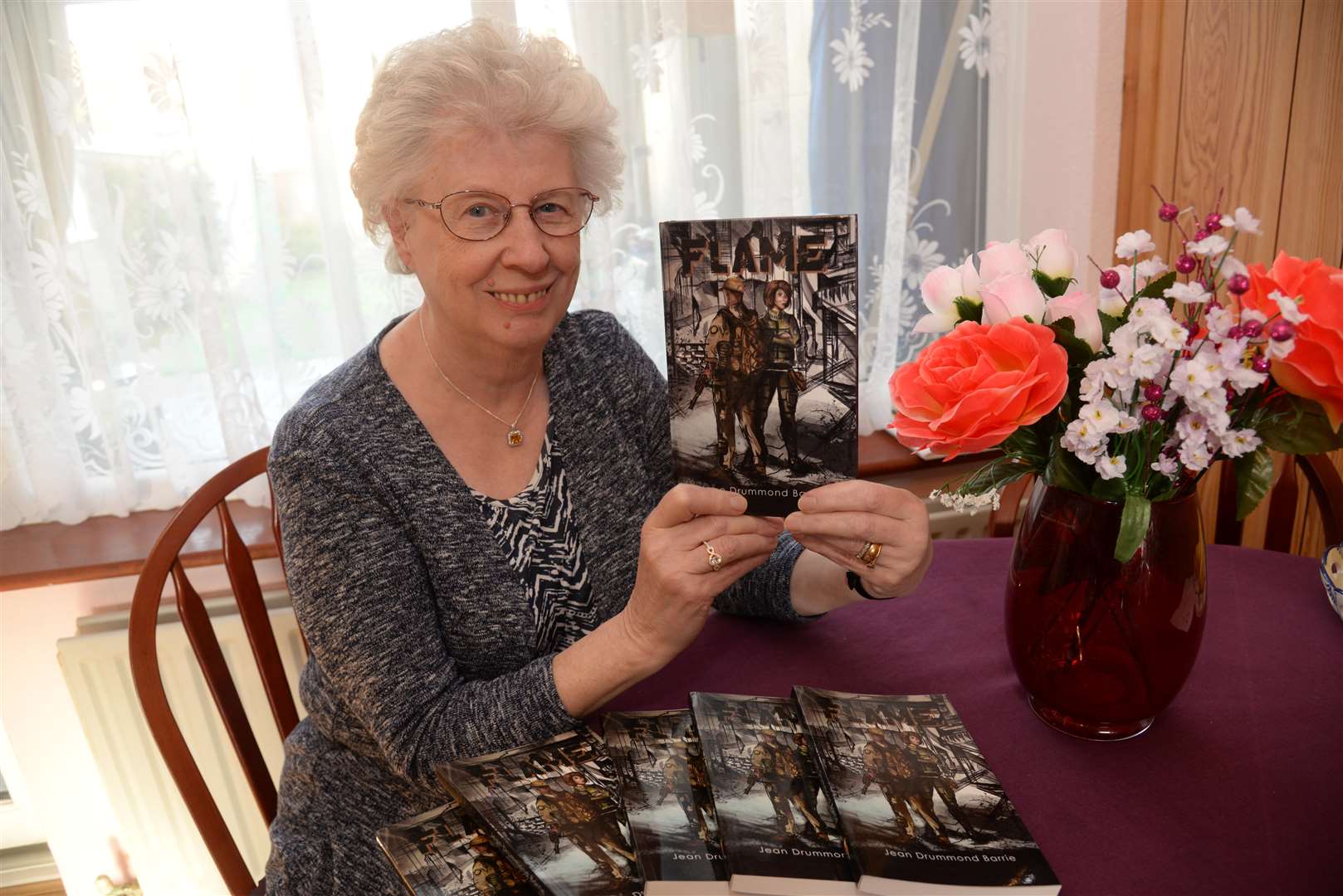 Jean has her friend Marion to thank for suggesting she send her book off to the publisher, picture Chris Davey