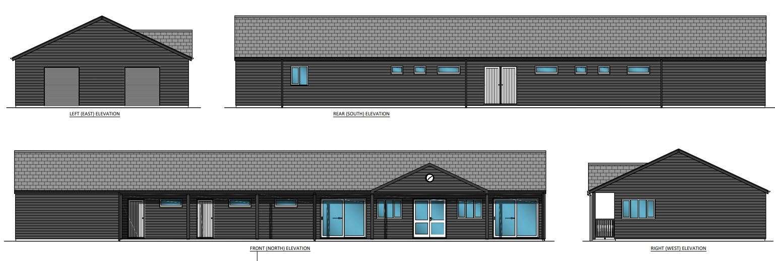 Four aspects of the proposed new building