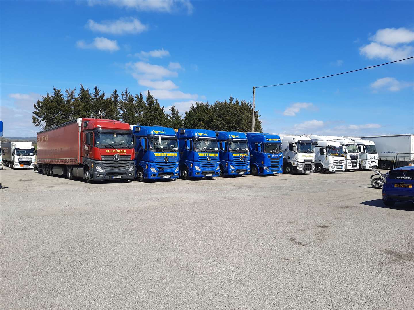 Applicant Dave Morgan owns the lorry park behind the cafe on the A20