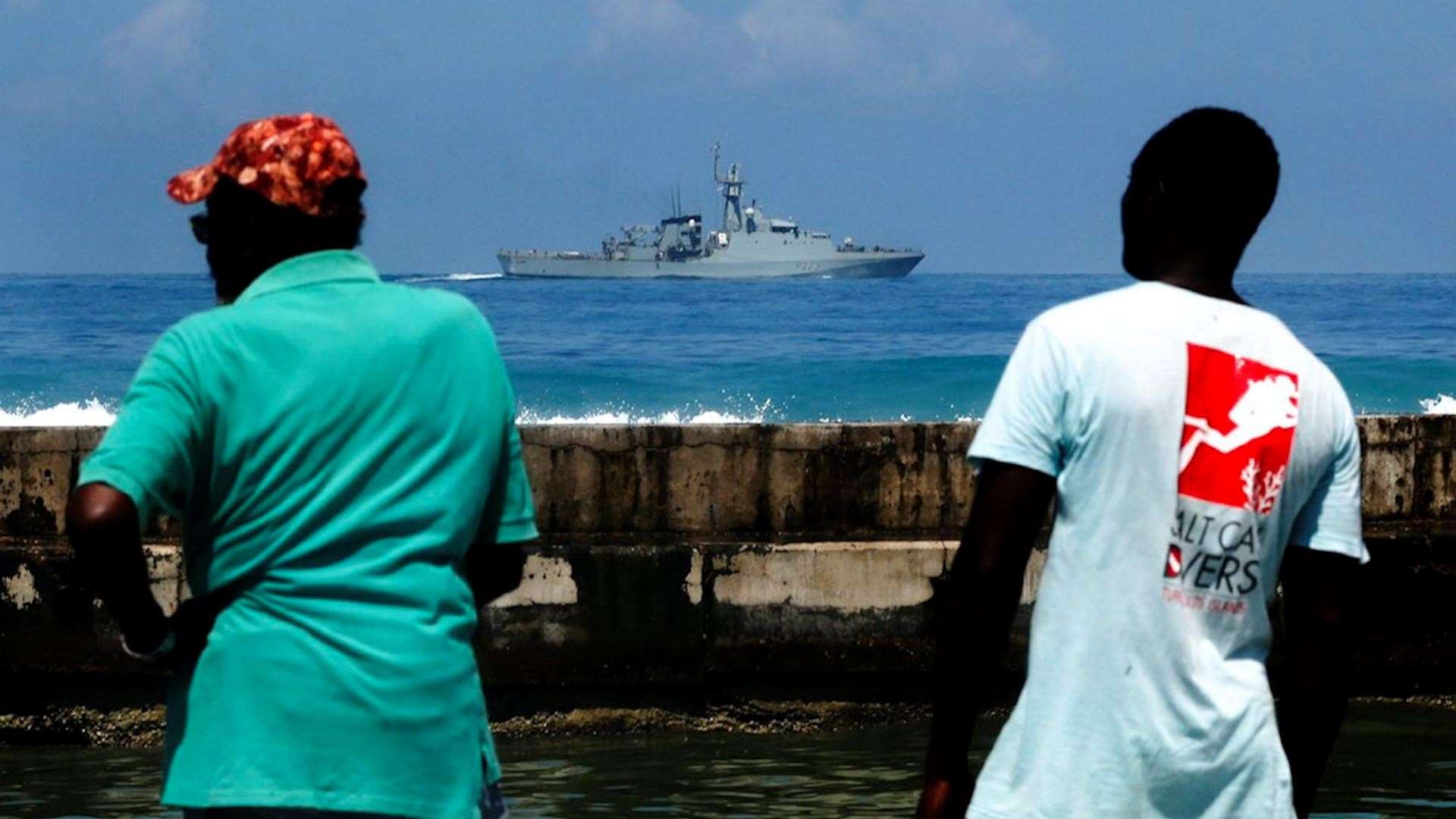 HMS Medway deployed to support in the Caribbean. Picture: Picture: HMS Medway Twitter (59630471)