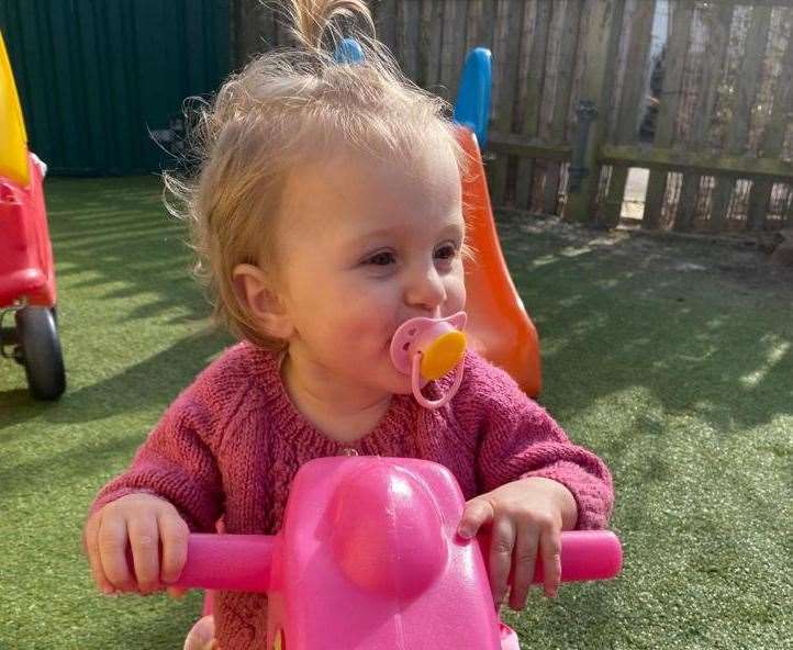 Freya, pictured at the children's centre as a baby. Picture: Amy Watkins