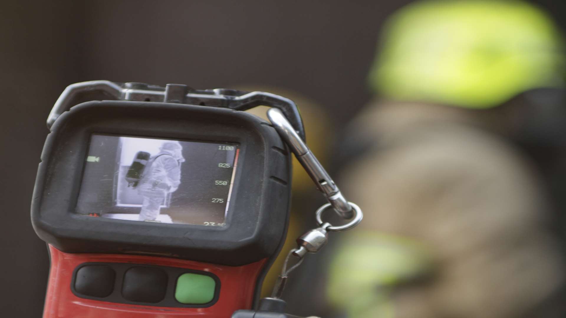 Fire crews used a thermal imaging camera to ensure no one was trapped in the vehicles. Stock image.