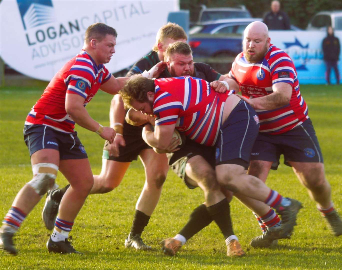 Tonbridge Juddians on the front foot against Bury St Edmunds. Picture: Adam Hookway