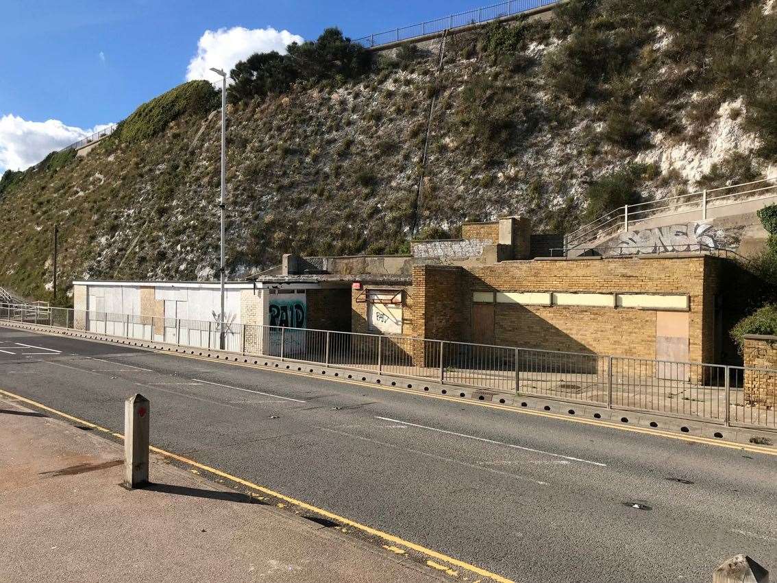 The former Western Undercliff cafe on Ramsgate seafront