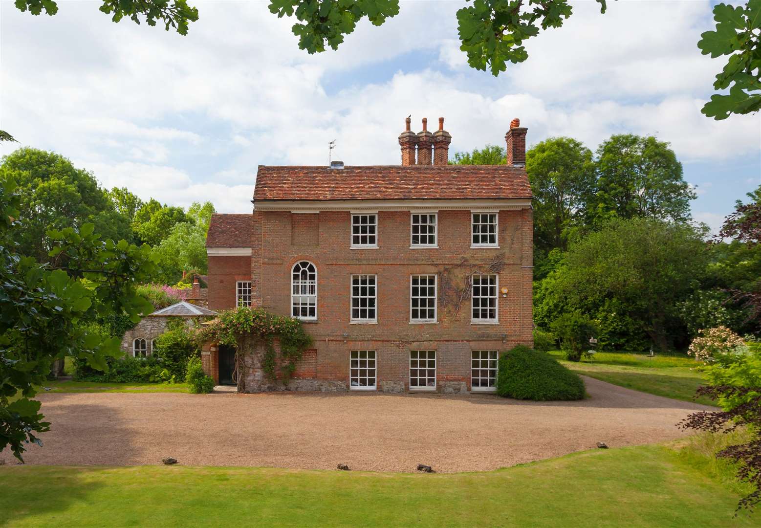 The impressive Queen Anne facade