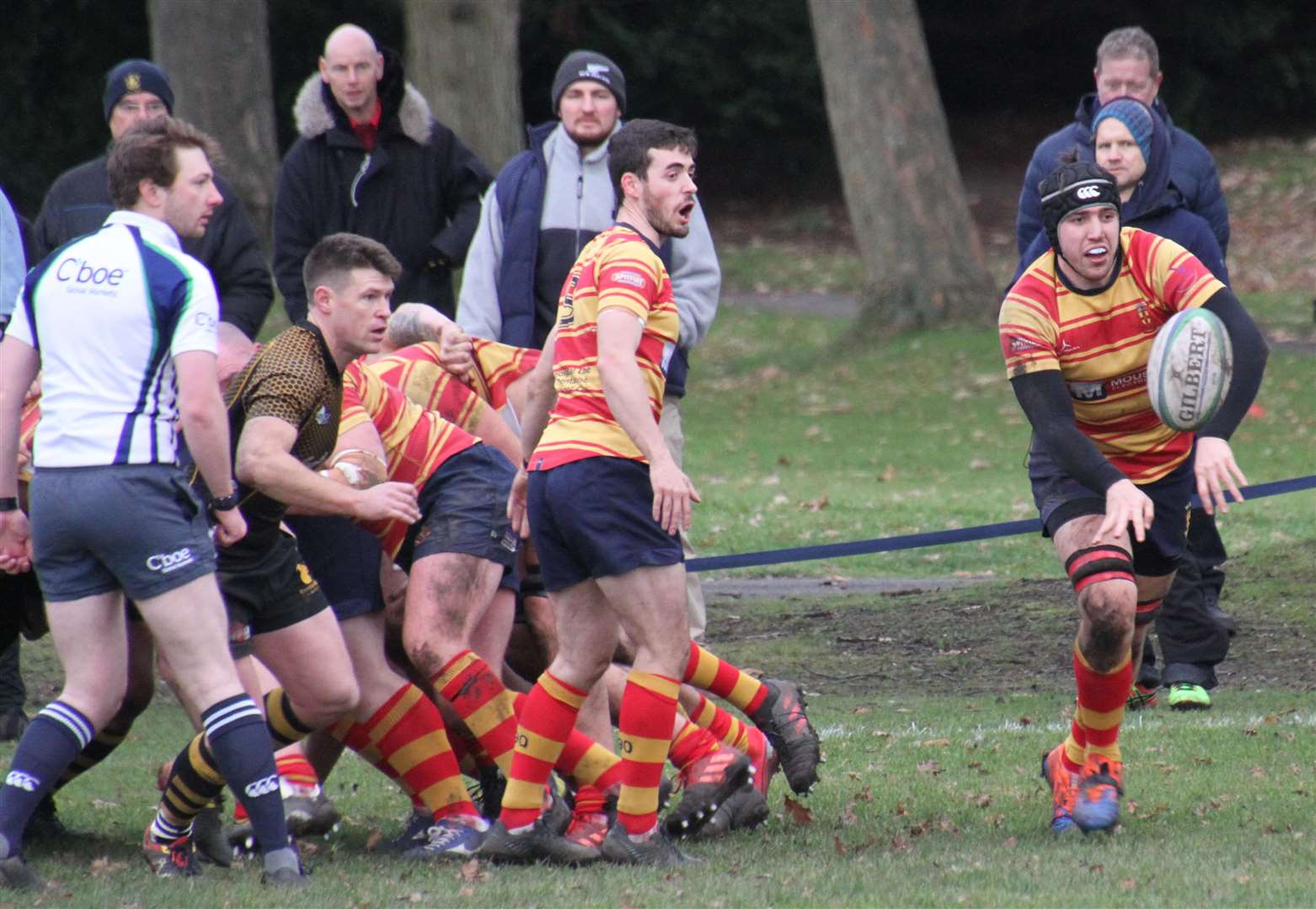 Medway lost 41-31 at Camberley on Saturday. Picture: Paul Wardzynski (53669176)