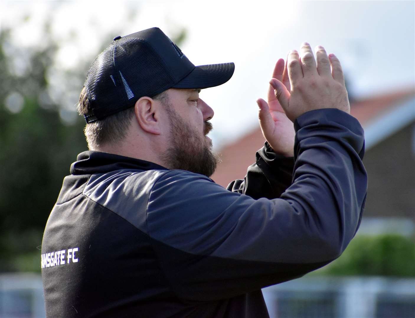 Ramsgate manager Ben Smith. Picture: Randolph File