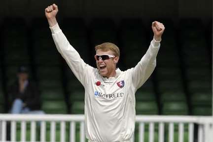 Adam Riley took three wickets in Australia's second innings