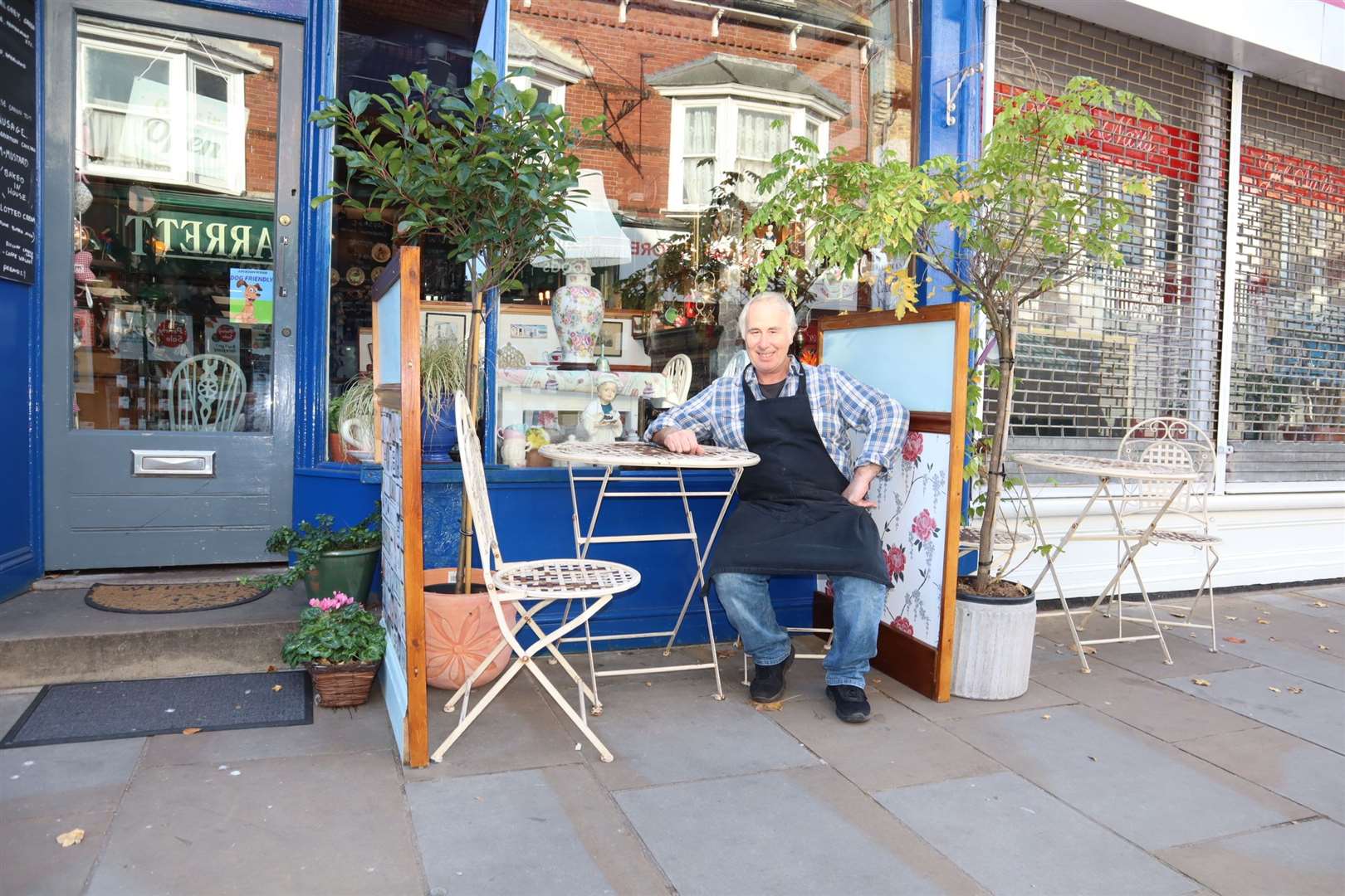 Stephen Jackson of Jacksonwood tea rooms in Sheerness High Street