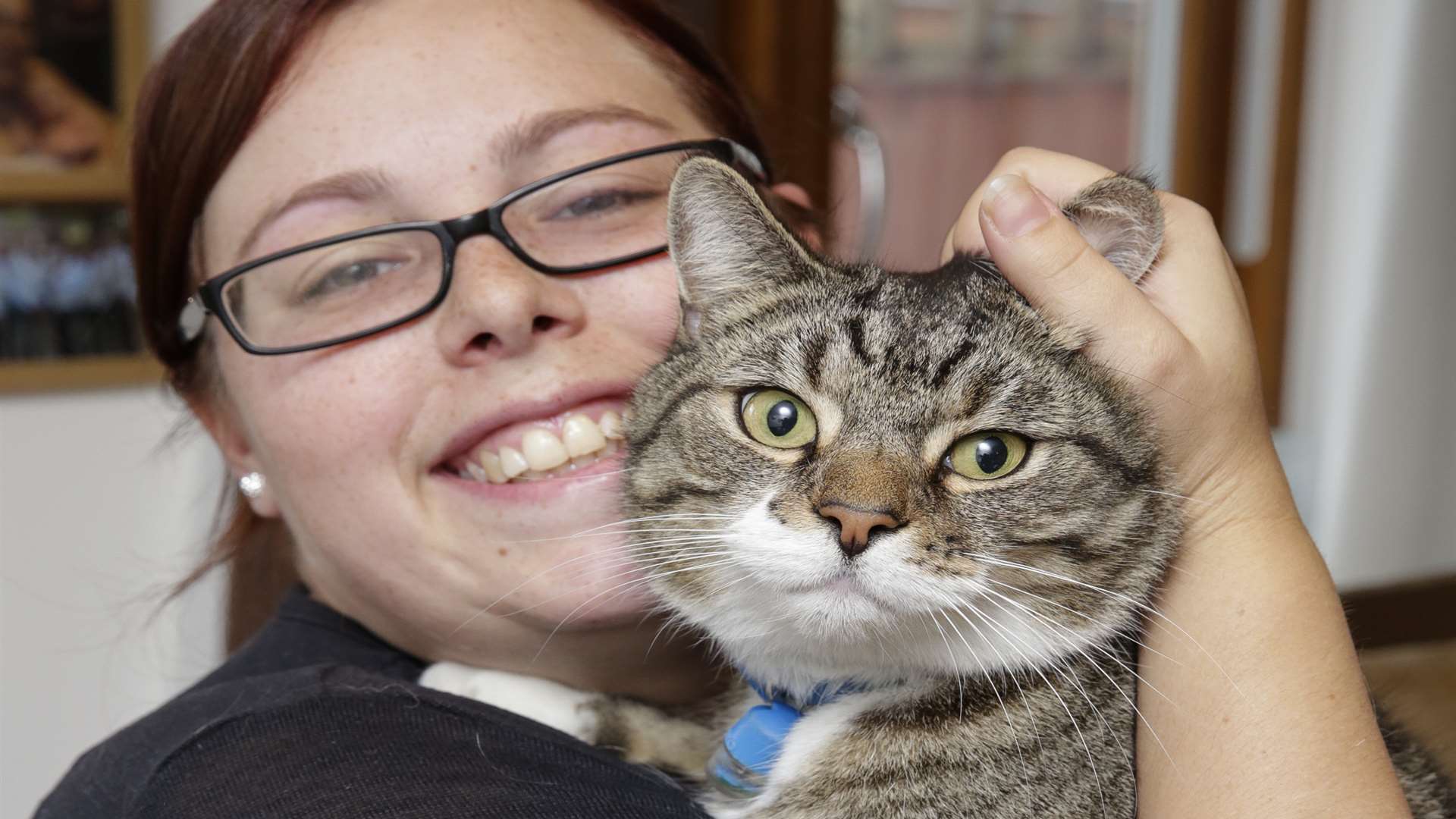 Stephanie Giffard with Yogi