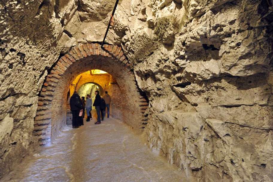 Explore the tunnels of Fort Amherst