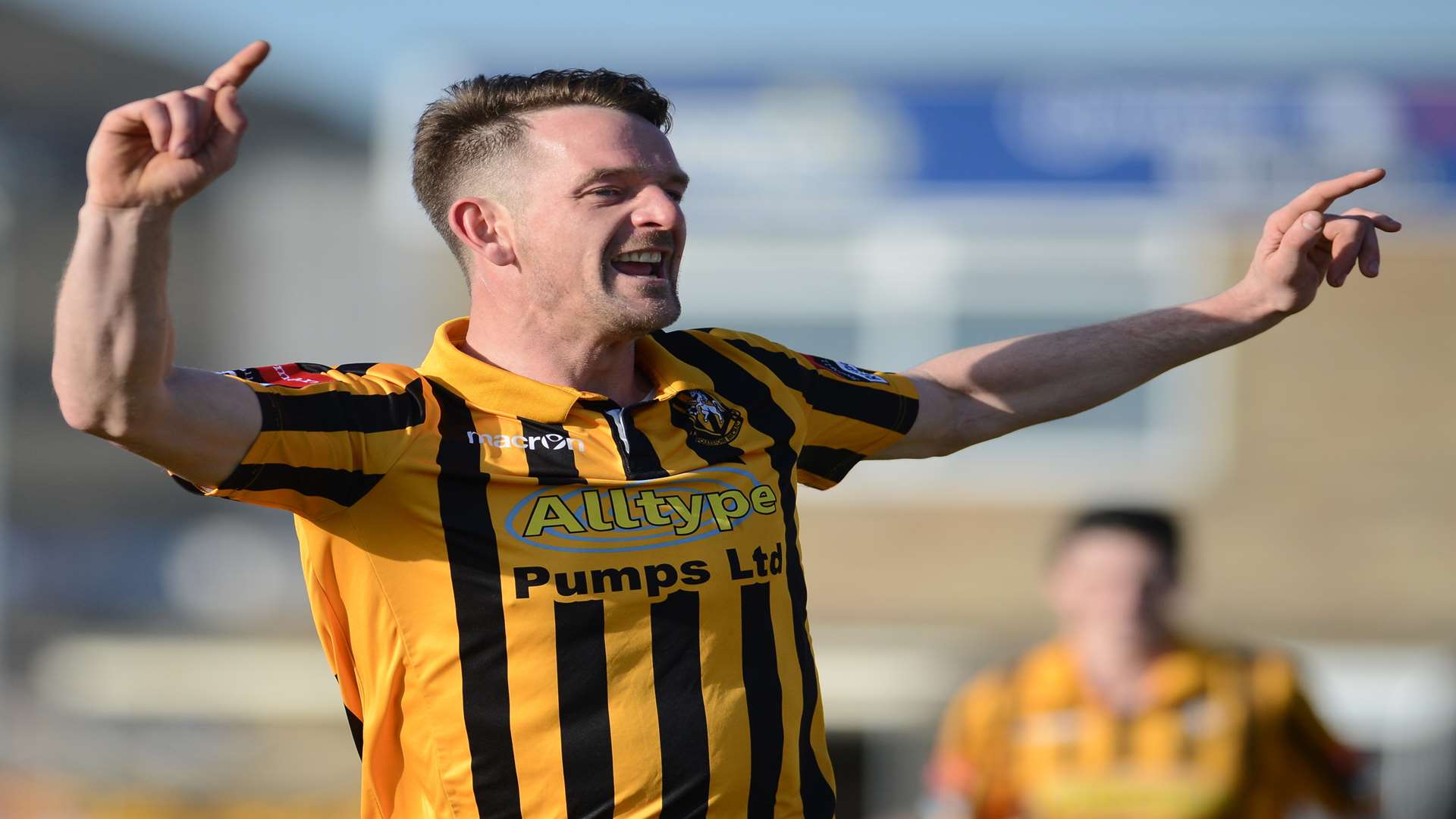 Folkestone striker Carl Rook Picture: Gary Browne