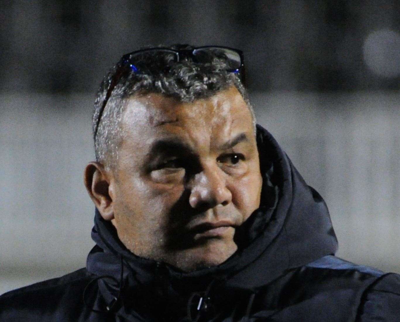 Maidstone United manager Hakan Hayrettin. Picture: Steve Terrell