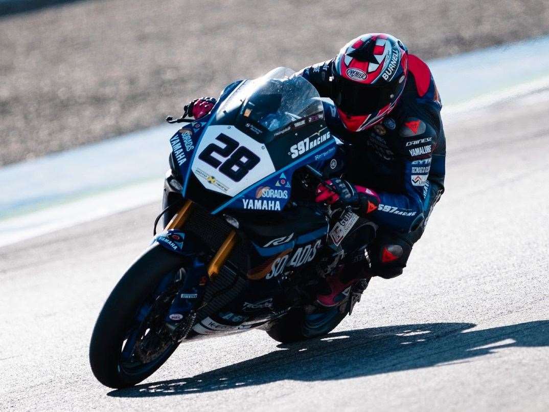 Lydd's Bradley Ray in the Yamaha Motoxracing Superbike World Championship saddle for the final time at Jerez. Picture: Guilio Di Natale