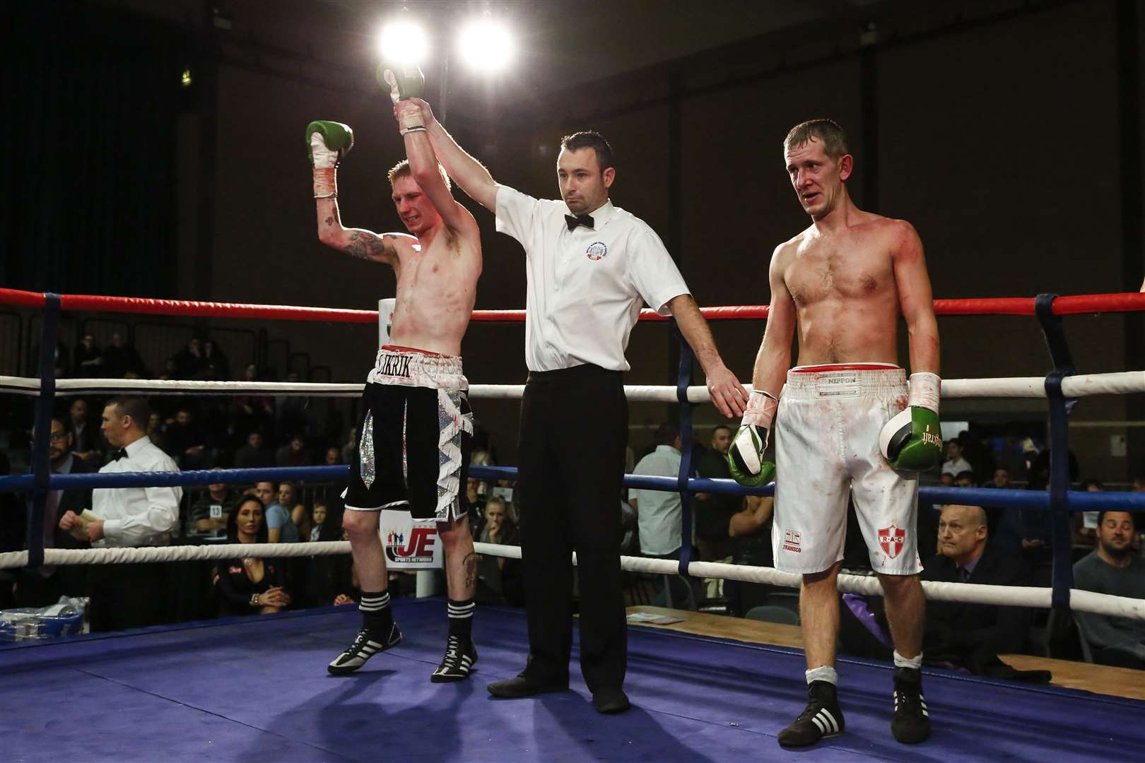 Ricky Leach up against Aivaras Balsys in a bantamweight fight Picture: Countrywide Photographic