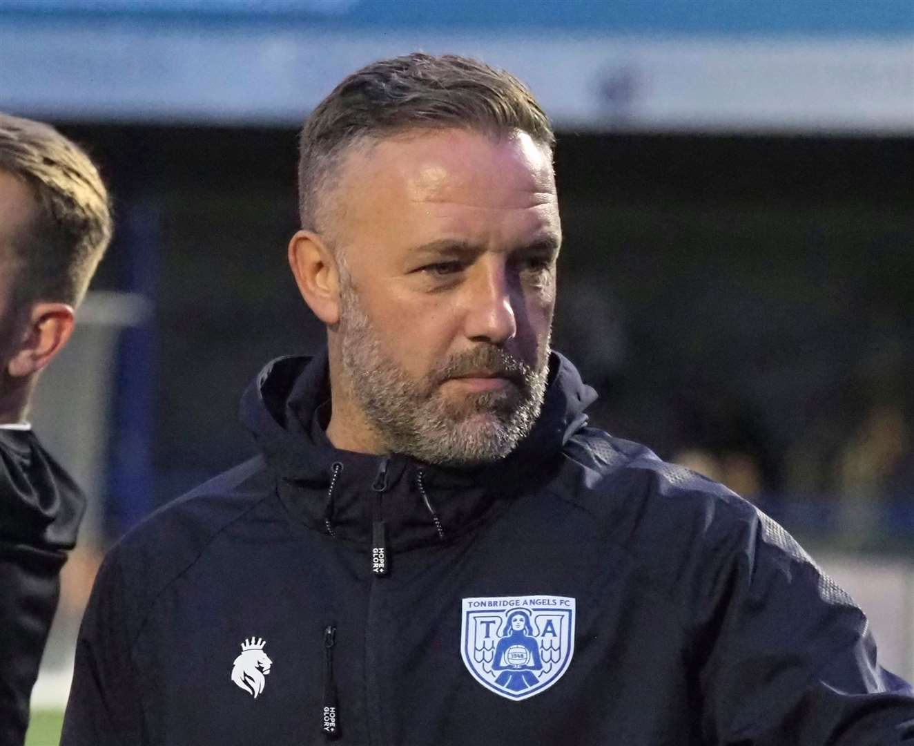 Tonbridge Angels manager Jay Saunders. Picture: David Couldridge