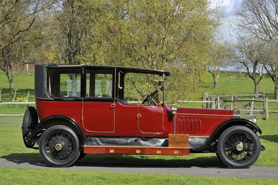 A 1914 Rolls-Royce Silver Ghost Landaulette. Picture: Bonhams