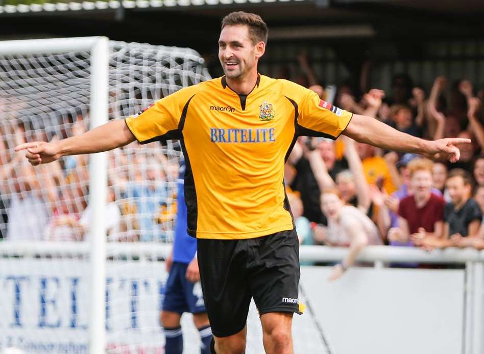 Maidstone United striker Jay May has signed a new deal Picture: Matthew Walker