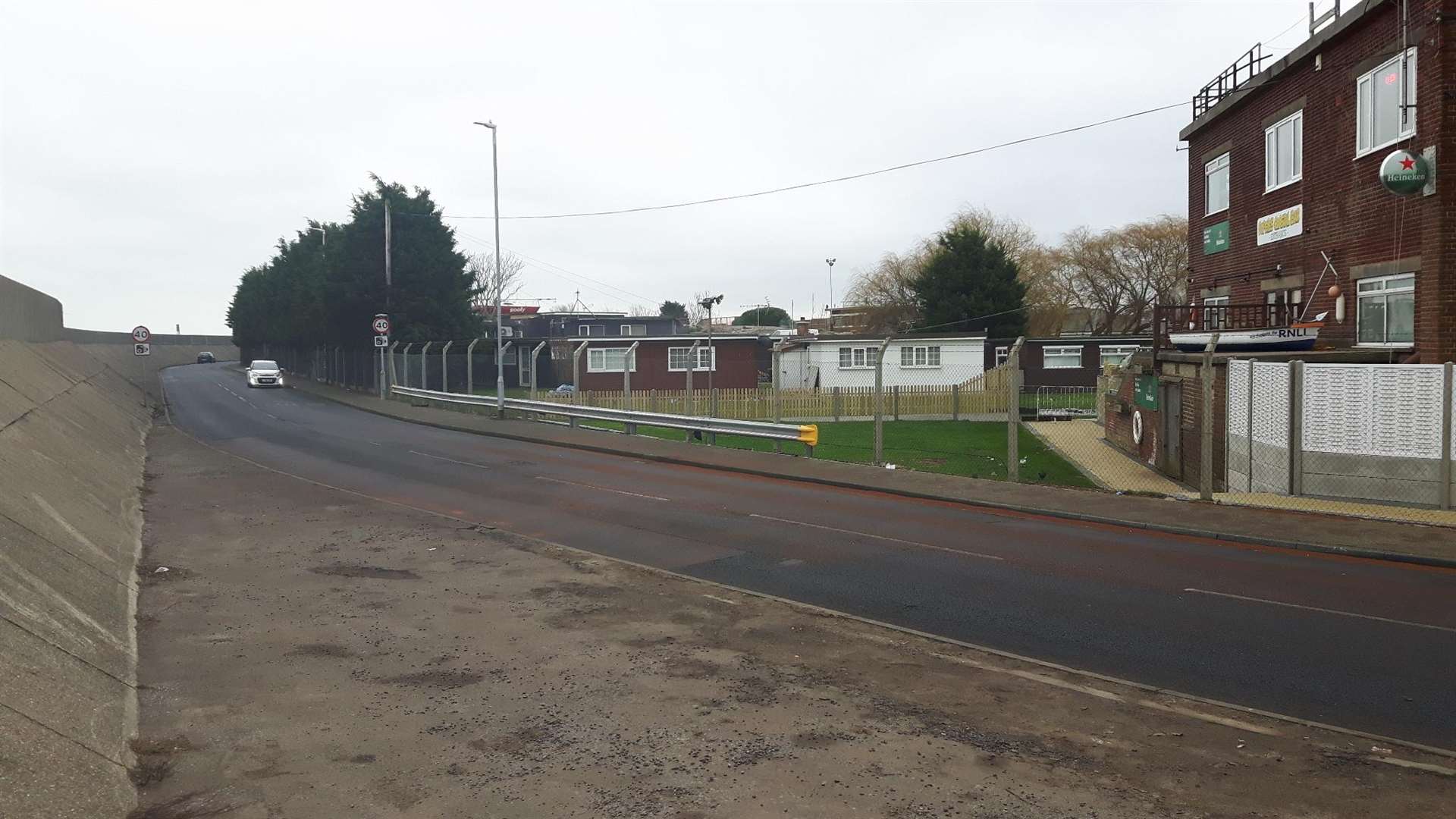 Site of the Age UK minibus crash in Marine Parade, Sheerness (6894270)