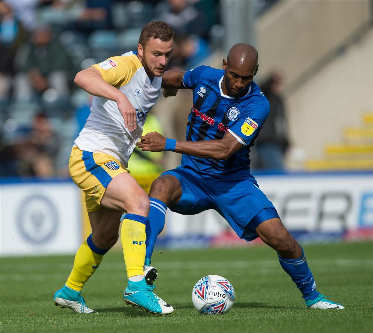 Dean Parrett returned with a bang against Rochdale Picture: Ady Kerry