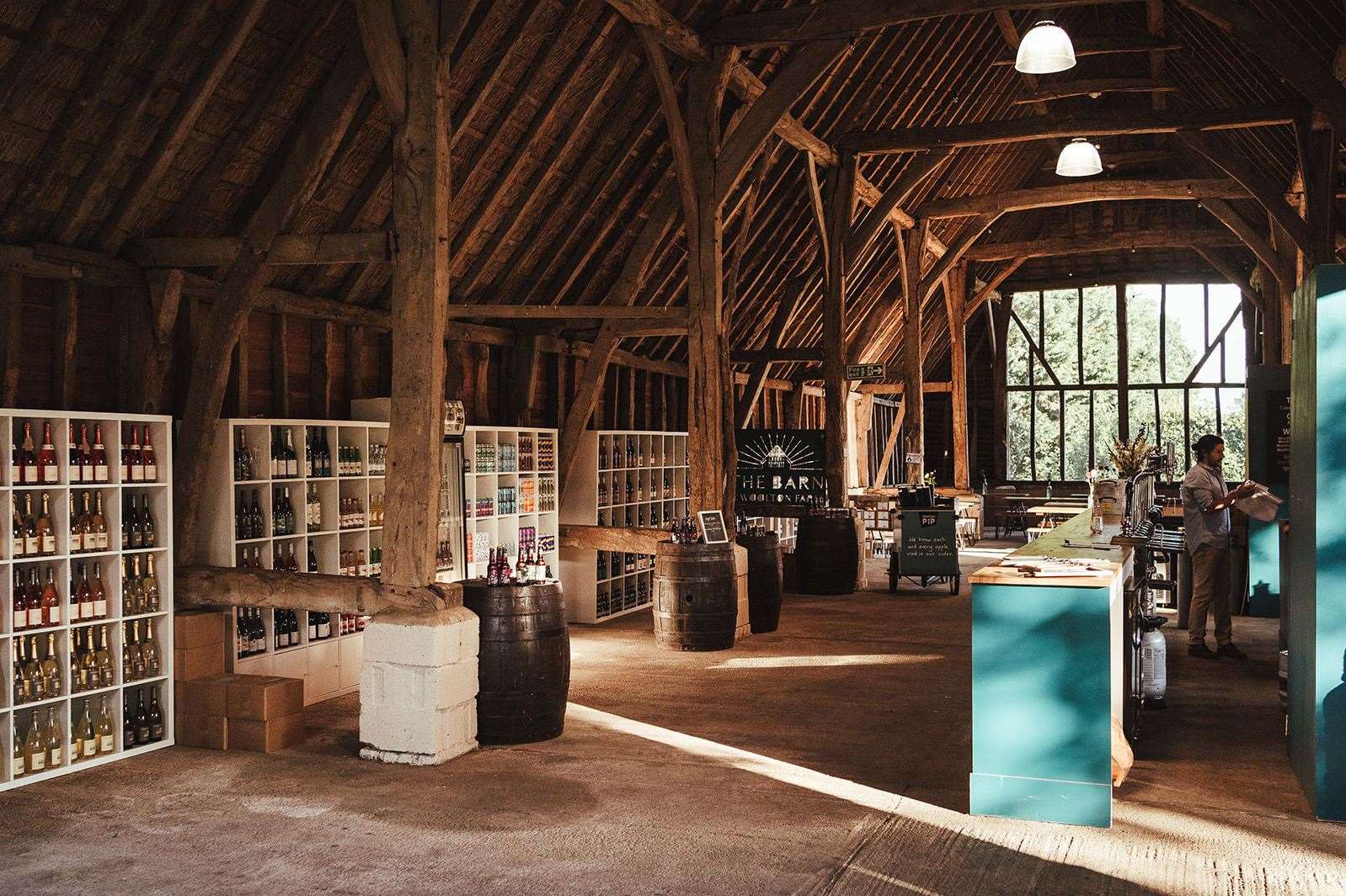 Woolton Farm has a barn with a bar and shop