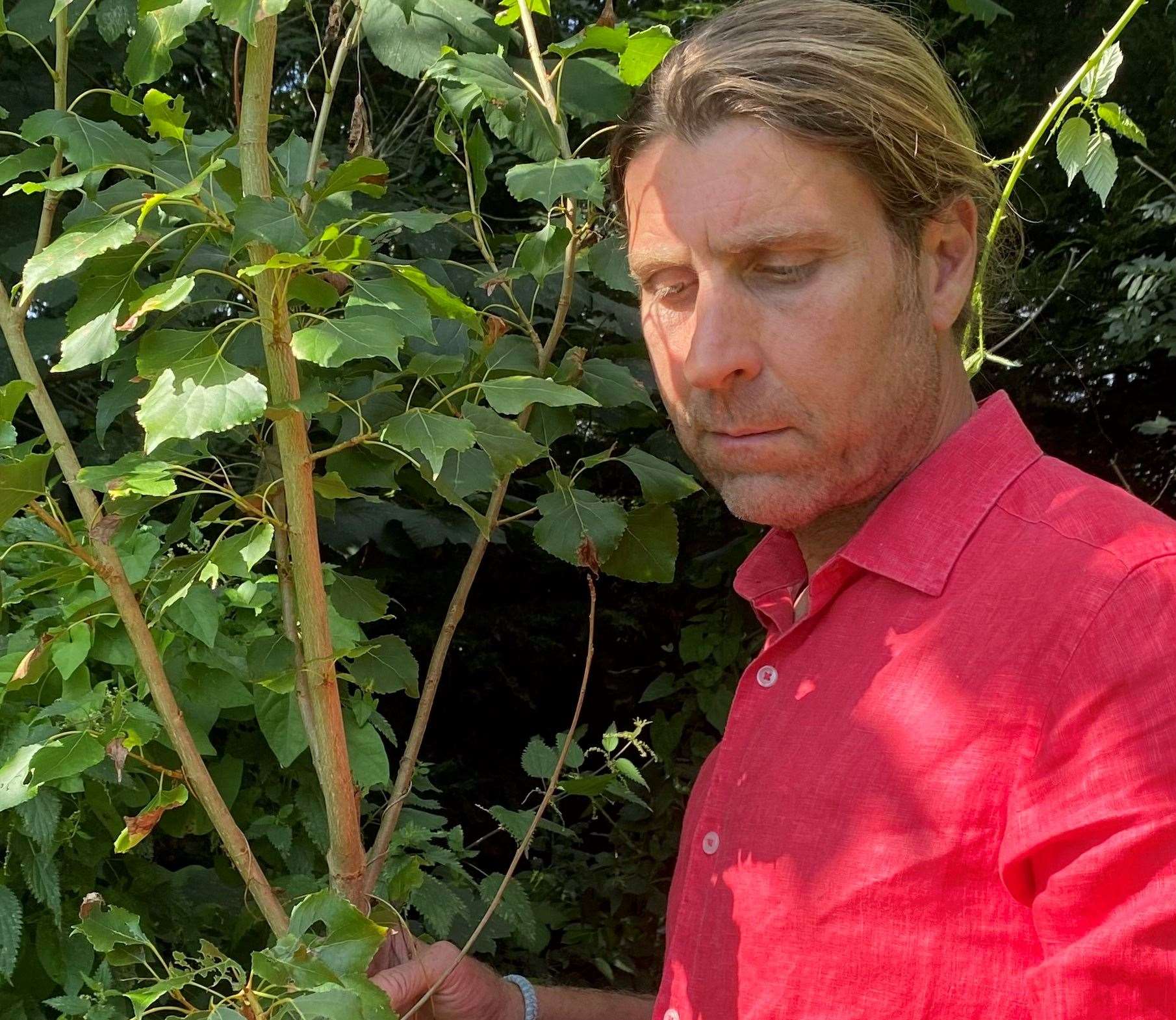 Tony Harwood is the chairman of the River Len Nature Reserve management committee