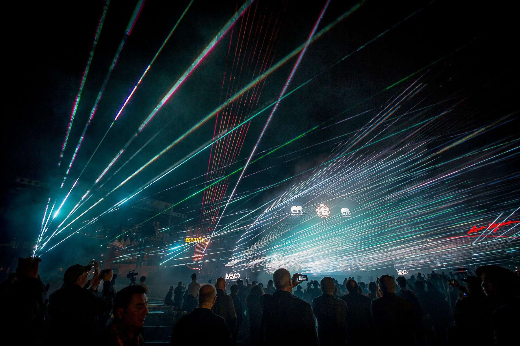 ER Productions in Dartford set the Guinness World Record for the largest laser show in Las Vegas. Picture: Mark Doyle