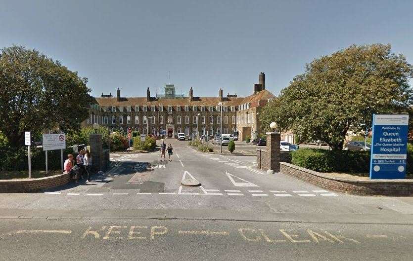 The QEQM hospital in Margate. Picture: Google (8000222)