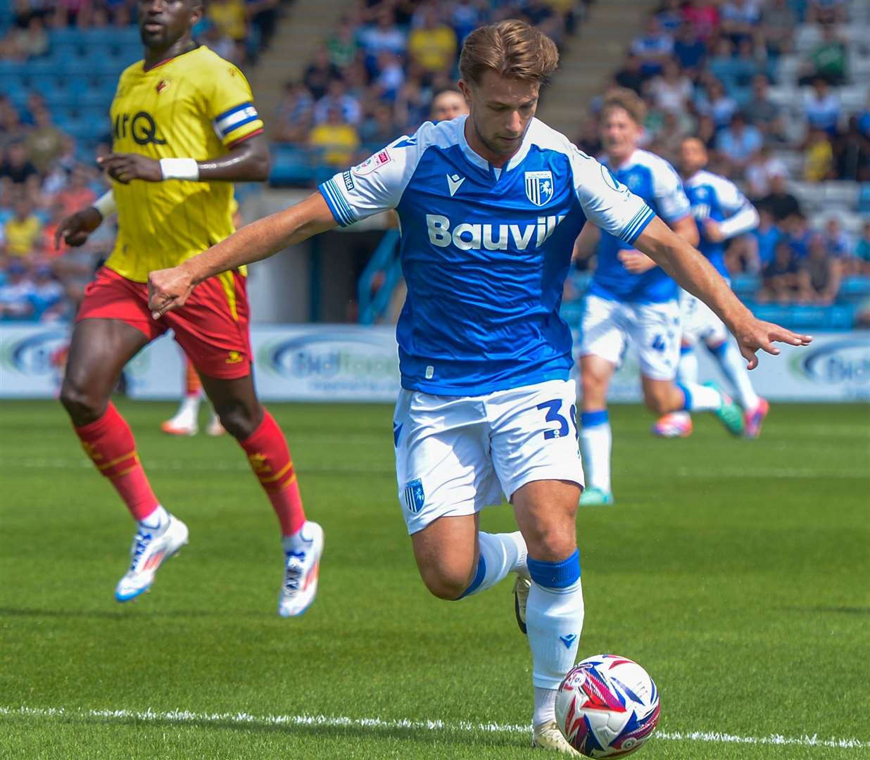 Euan Williams is set for another Gillingham appearance when the Gills play Dartford Picture: Stuart Watson