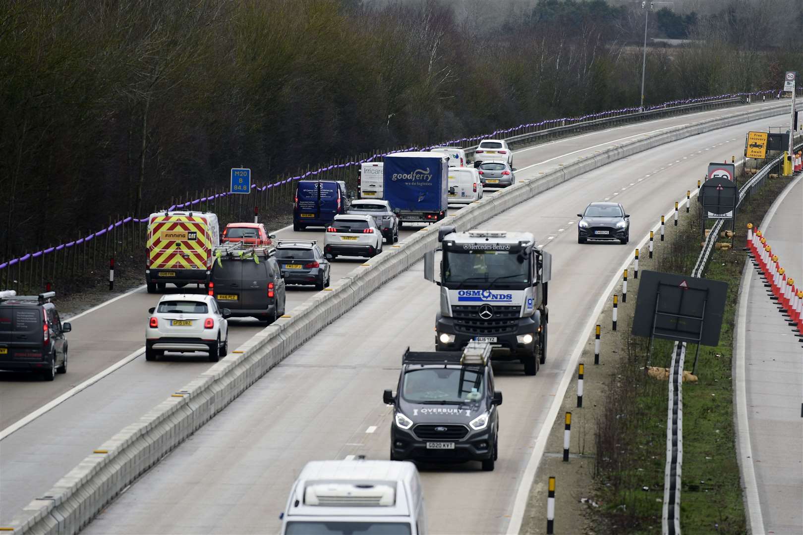 As international tourism becomes unlocked on Monday, a flood of coastbound traffic is anticipated Picture: Barry Goodwin