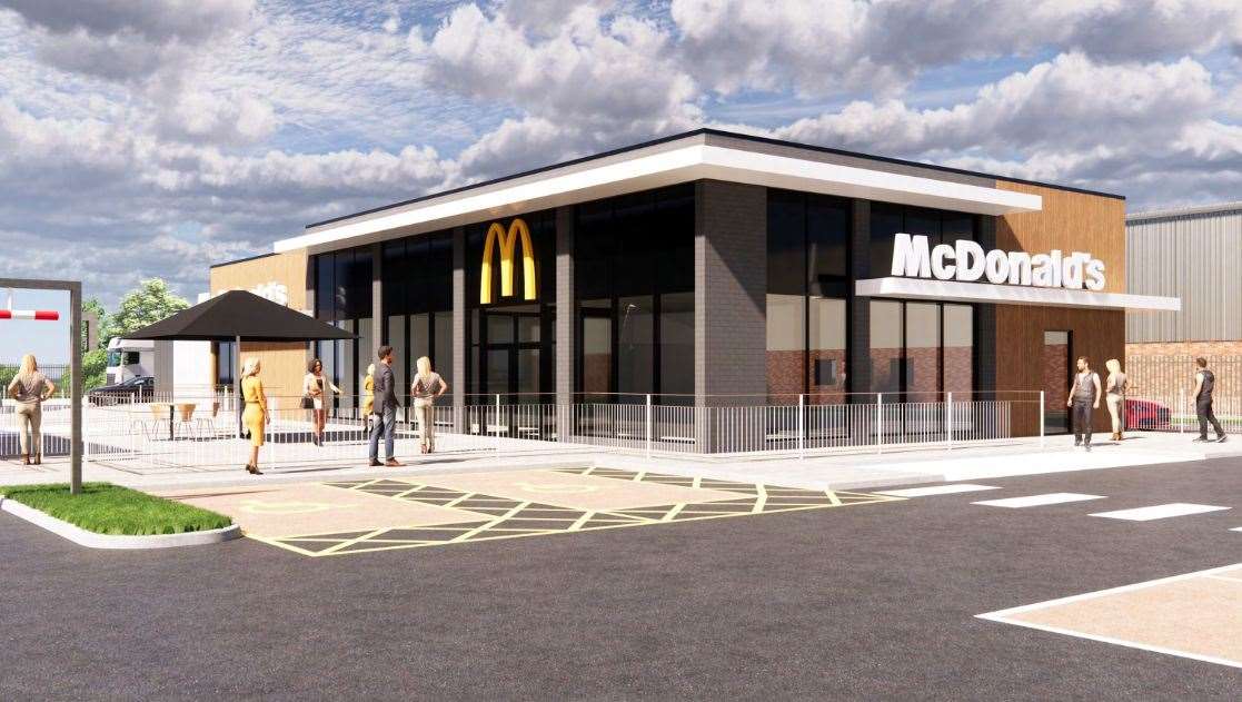 How the now-abandoned plans for Herne Bay’s first McDonald’s could have lookedPicture: Kitewood Estates