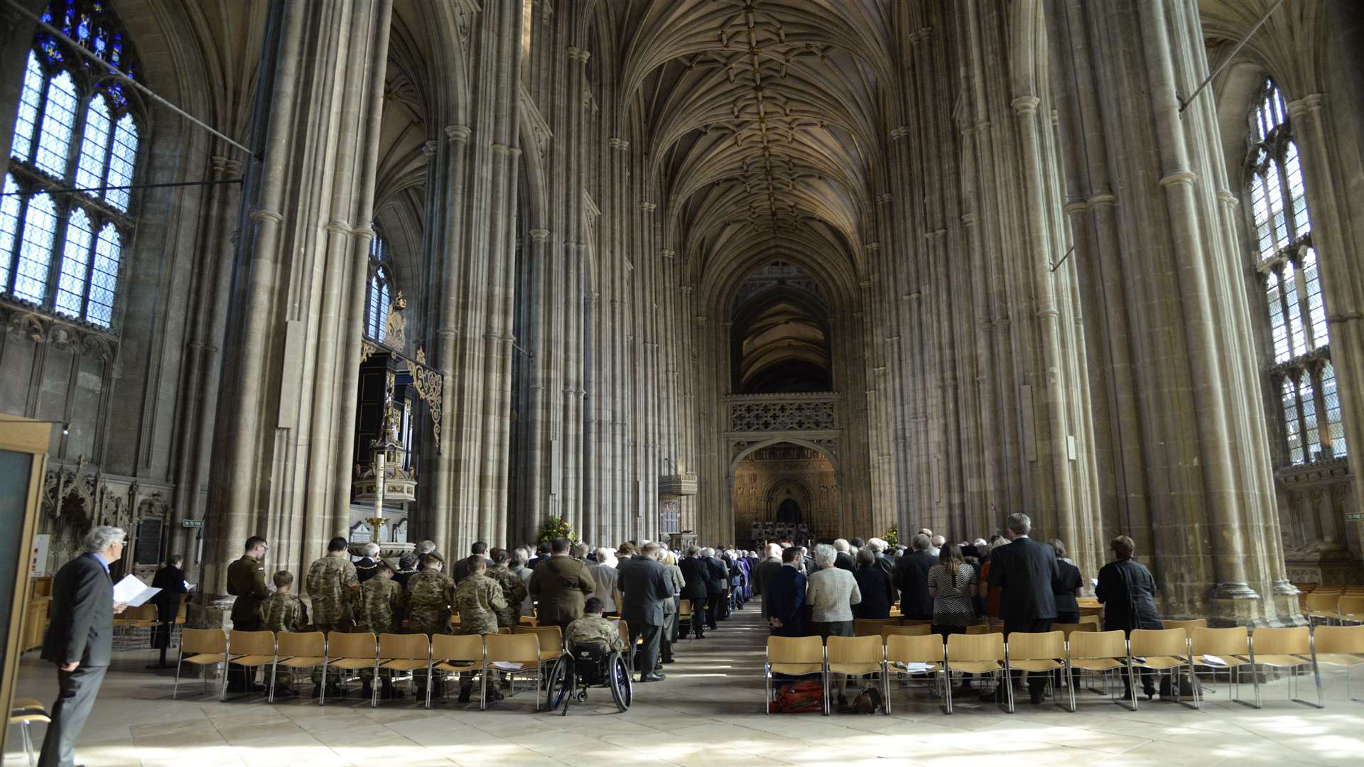 The nave of Canterbury Cathedral