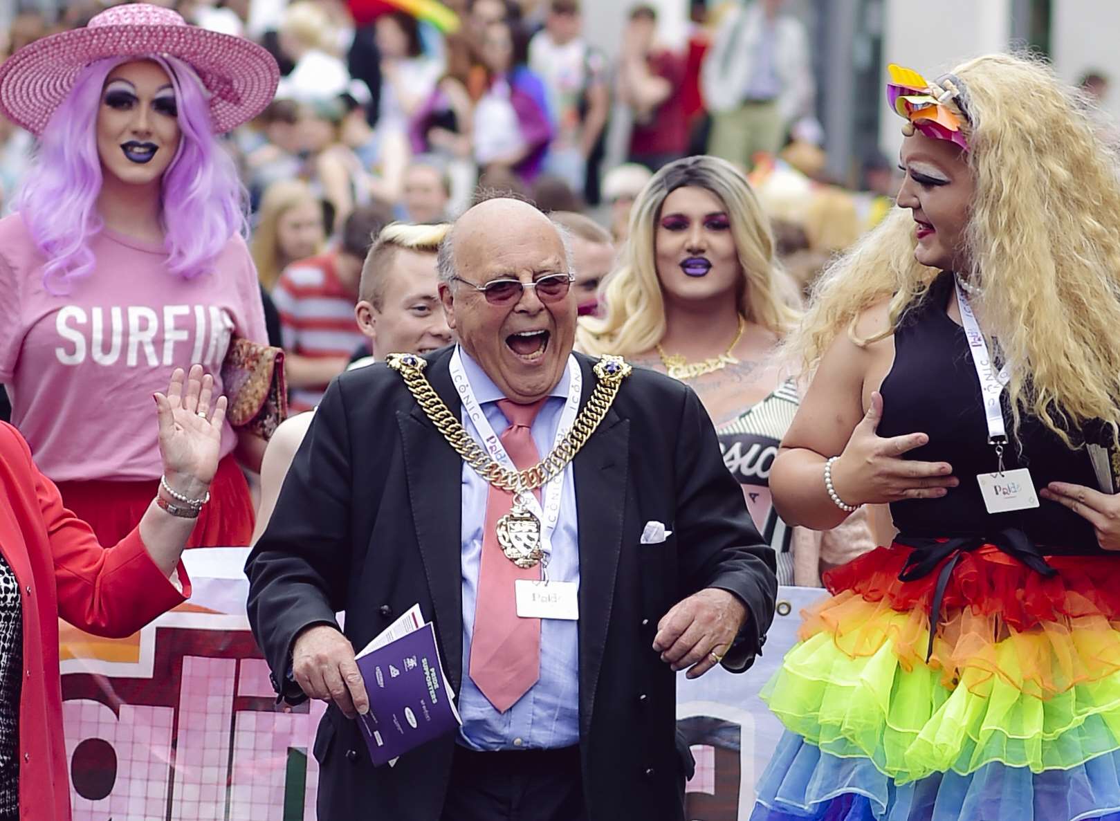 The Lord Mayor leads the parade